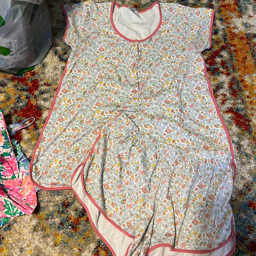 Lake pj set!! So soft!